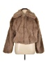 Gap 100% Polyester Brown Faux Fur Jacket Size XL - photo 1