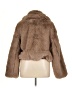 Gap 100% Polyester Brown Faux Fur Jacket Size XL - photo 2