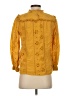 J.Crew 100% Cotton Yellow 3/4 Sleeve Blouse Size XS - photo 2