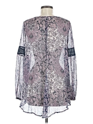 Sun & Shadow Long Sleeve Blouse (view 2)
