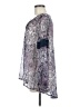 Sun & Shadow 100% Polyester Purple Long Sleeve Blouse Size M - photo 5
