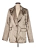 Dolce Cabo 100% Polyester Metallic Silver Blazer Size M - photo 1