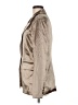 Dolce Cabo 100% Polyester Metallic Silver Blazer Size M - photo 5