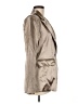 Dolce Cabo 100% Polyester Metallic Silver Blazer Size M - photo 4