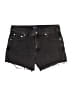 Gap 100% Cotton Black Denim Shorts Size 8 - photo 1