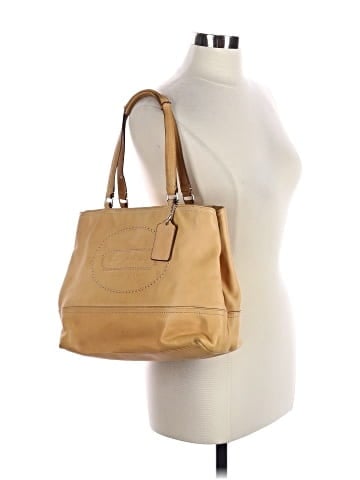 Coach Leather Tote (view 2)