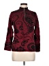 Chico's Paisley Burgundy Pullover Sweater Size Med (1) - photo 1