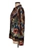 Hale Bob Animal Print Brown Long Sleeve Blouse Size M - photo 5