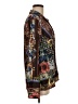 Hale Bob Animal Print Brown Long Sleeve Blouse Size M - photo 4