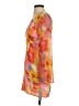 Never Fully Dressed 100% Polyester Print Orange Cocktail Dress Size 4 - photo 5