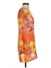Never Fully Dressed 100% Polyester Print Orange Cocktail Dress Size 4 - photo 4