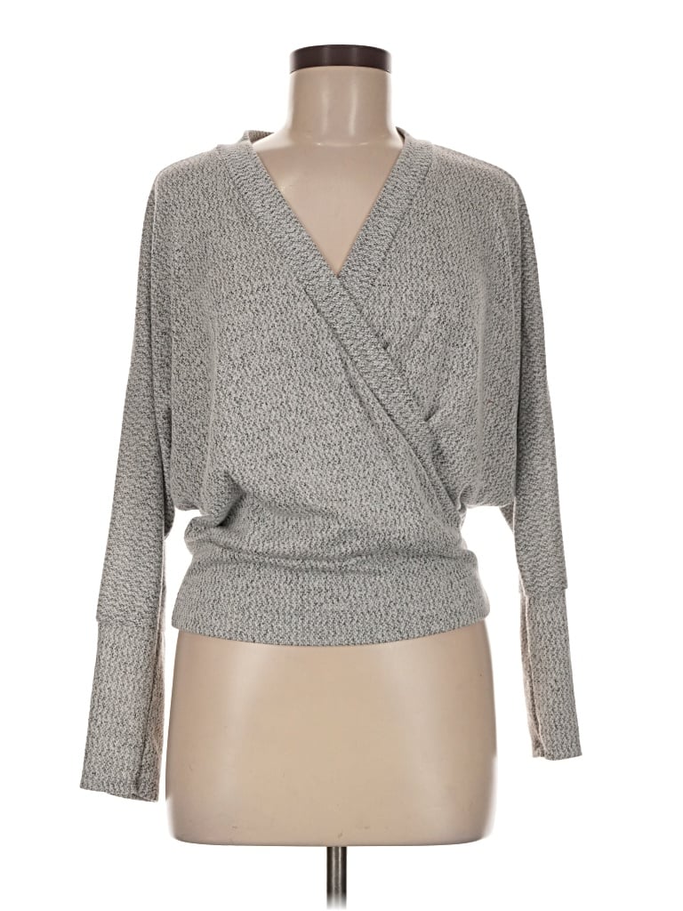 Pre-owned W. By Wantable Cardigan Sweater In Gray