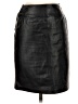 BB Dakota 100% Leather Solid Black Leather Skirt Size 7 - photo 1