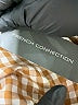 French Connection Checkered-gingham Orange Short Sleeve Blouse Size XL - photo 8