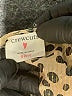 Crewcuts Animal Print Gold Long Sleeve Blouse Size 6 - 7 - photo 3