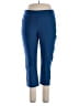 Pebble Beach Solid Blue Active Pants Size 14 - photo 1