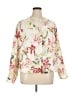 Flax Floral Ivory 3/4 Sleeve Blouse Size 14 (L) - photo 1