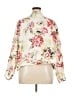 Flax Floral Ivory 3/4 Sleeve Blouse Size 14 (L) - photo 2