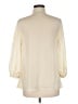 ModCloth 100% Polyester Ivory 3/4 Sleeve Blouse Size M - photo 2