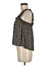 Aqua 100% Rayon Black Sleeveless Blouse Size M - photo 5