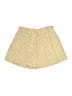 Uniqlo 100% Polyester Polka Dots Yellow Shorts Size 30 waist - photo 1