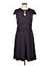 Axcess Solid Gray Casual Dress Size L - photo 1
