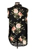 Amaryllis 100% Polyester Black Short Sleeve Blouse Size L - photo 2