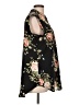 Amaryllis 100% Polyester Black Short Sleeve Blouse Size L - photo 4