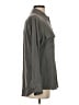 Equipment 100% Silk Solid Gray Long Sleeve Silk Top Size S - photo 4