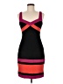 Muse Color Block Black Cocktail Dress Size 6 - photo 1
