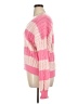 Unbranded 100% Polyester Stripes Pink Pullover Sweater Size L - photo 5
