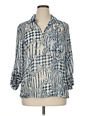 Soft Surroundings 3/4 Sleeve Blouse (view 1)