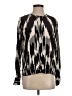 Theory 100% Silk Black Long Sleeve Silk Top Size S - photo 1