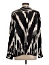 Theory 100% Silk Black Long Sleeve Silk Top Size S - photo 2