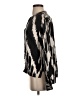 Theory 100% Silk Black Long Sleeve Silk Top Size S - photo 5