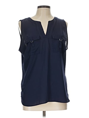 7th Avenue Design Studio New York & Company Sleeveless Blouse (view 1)
