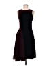 Parker Color Block Burgundy Cocktail Dress Size M - photo 1