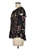 Sienna Sky 100% Polyester Black Short Sleeve Blouse Size M - photo 5