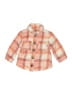 Old Navy 100% Polyester Plaid Orange Jacket Size 12-18 mo - photo 1
