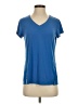 Susan Graver Blue Short Sleeve T-Shirt Size XS - photo 1