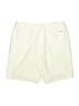Faconnable 100% Cotton Solid Ivory Shorts Size 10 - photo 2