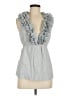 BCBGMAXAZRIA Gray Sleeveless Blouse Size M - photo 1