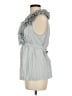 BCBGMAXAZRIA Gray Sleeveless Blouse Size M - photo 5