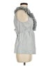 BCBGMAXAZRIA Gray Sleeveless Blouse Size M - photo 4