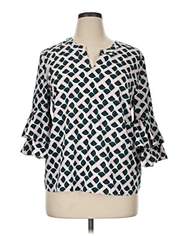 Ann Taylor Factory 3/4 Sleeve Blouse (view 1)