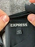 Express 100% Polyester Solid Black Cocktail Dress Size 0 - photo 7