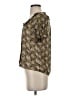 J.Crew 100% Polyester Green Short Sleeve Blouse Size XXS - photo 5