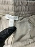 Garnet Hill 100% Linen Solid Tan Khaki Shorts Size 4 - photo 3