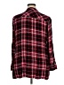Talbots 100% Viscose Plaid Red Long Sleeve Button-Down Shirt Size 1X - photo 2