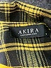 Akira 100% Polyester Plaid Yellow Blazer Size S - photo 6